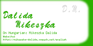 dalida mikeszka business card